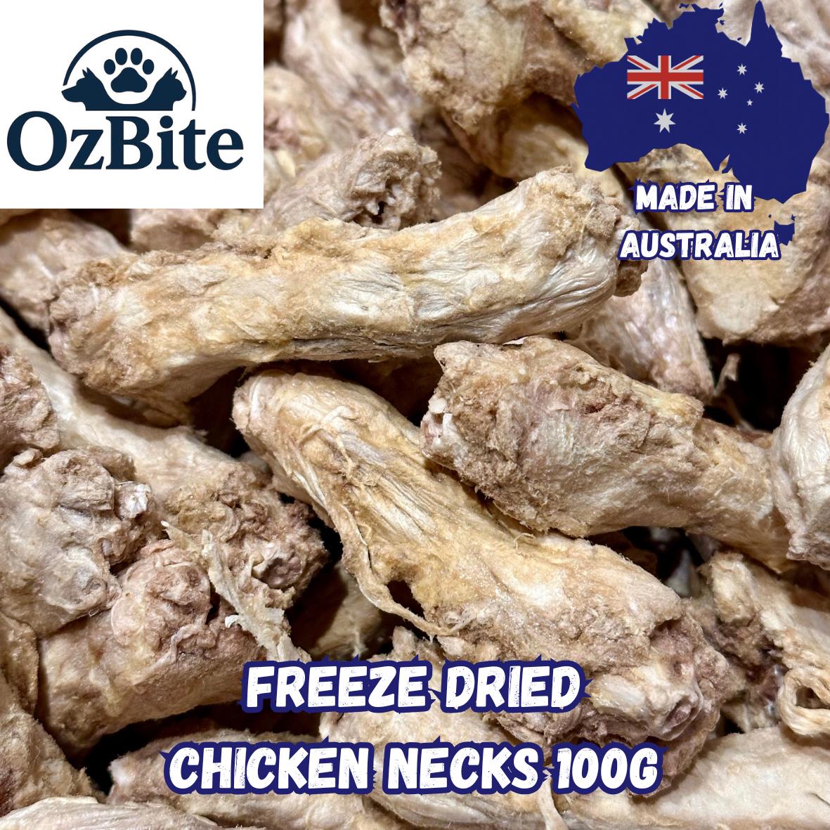 OzBite | Freeze Dried Chicken Neck For Dog Cat Treat